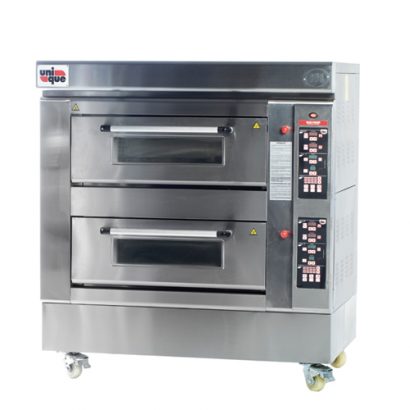 HORNO DE PISO U-HP2 UNIQUE CON VAPOR PANADERO PASTELERO PIZZERO