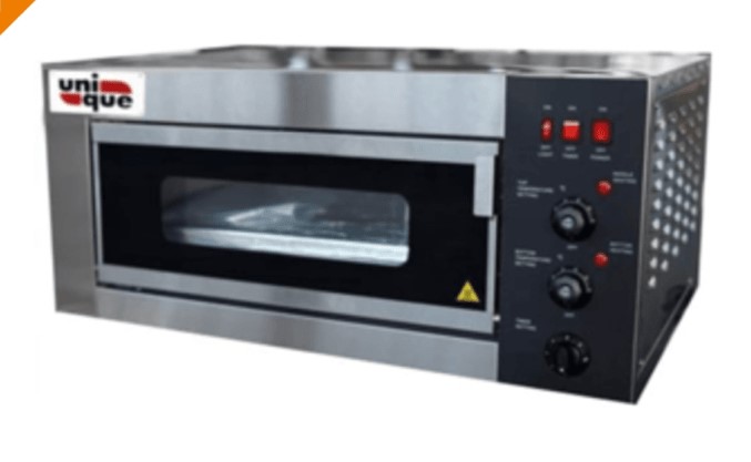 HORNO DE PISO U-HP 60X40 UNIQUE ELECTRICO SIN VAPOR PARA PASTELEIA Y PIZZA
